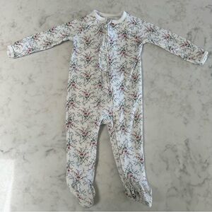 Ralph Lauren Baby Cotton Floral Footed Coverall/Onesie. Size 9M.
